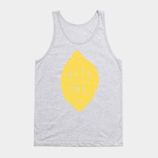 Bite me, said mister Lemon Tank Top